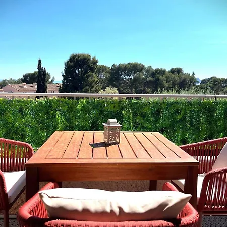Cicada - Terrasse, Vue Mer, Ac, Wifi, Parking Inclus דירה לה קיוטאט